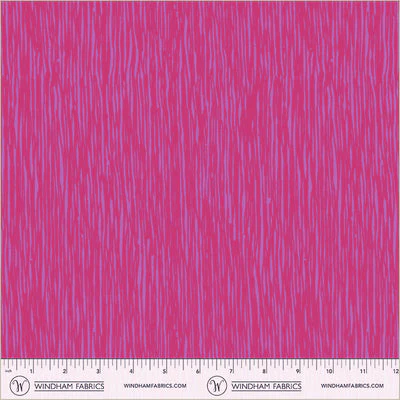 Winding Road Grasses Magenta Cotton 44"/45" Fabric Per Yard