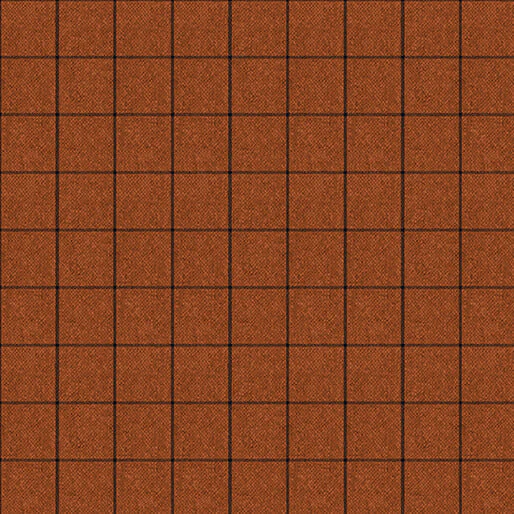 Winter Forest - Tweed Window Pane - Russett 44" / 45" Fabric Per Yard