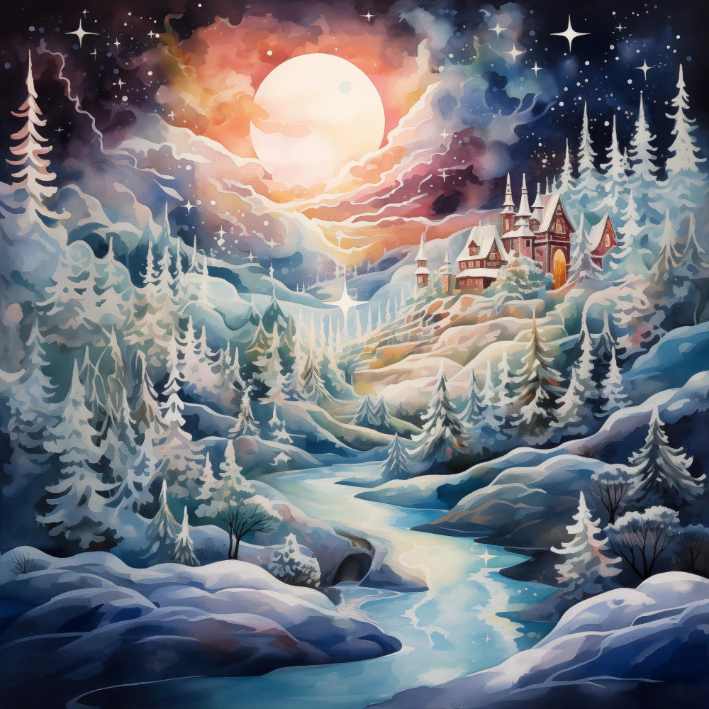 WInter Wonderland Fabric Panel 20