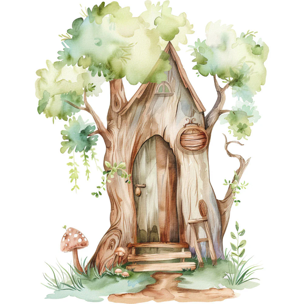 Woodland Animals World Fabric Panel 14