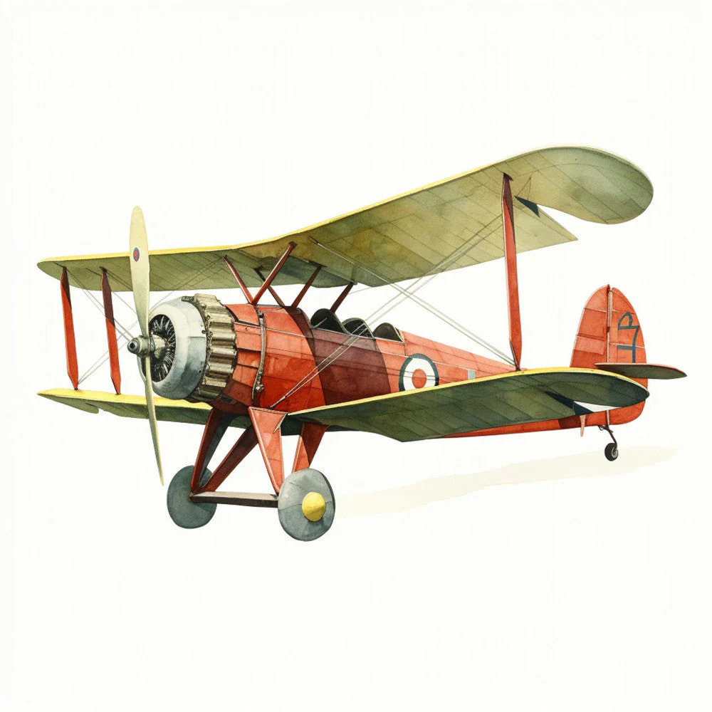 Wright Biplane Fabric Panel 28